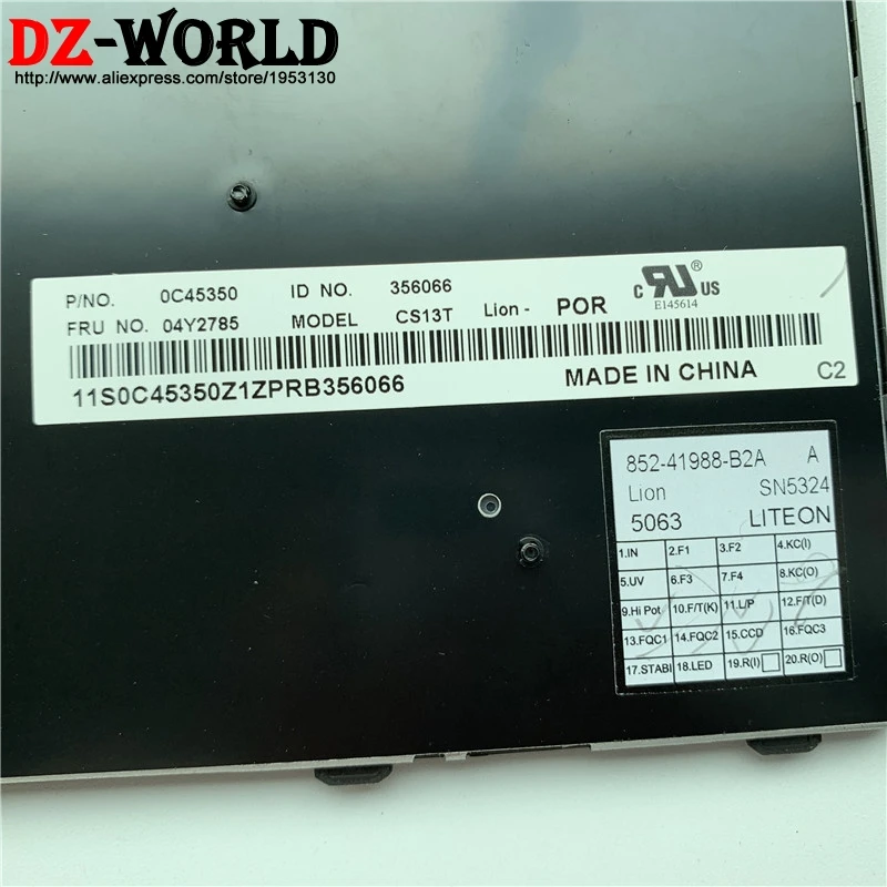 Новая Оригинальная португальский клавиатура для lenovo Thinkpad E431 E440 Portugal Teclado 04Y2748 04Y2785