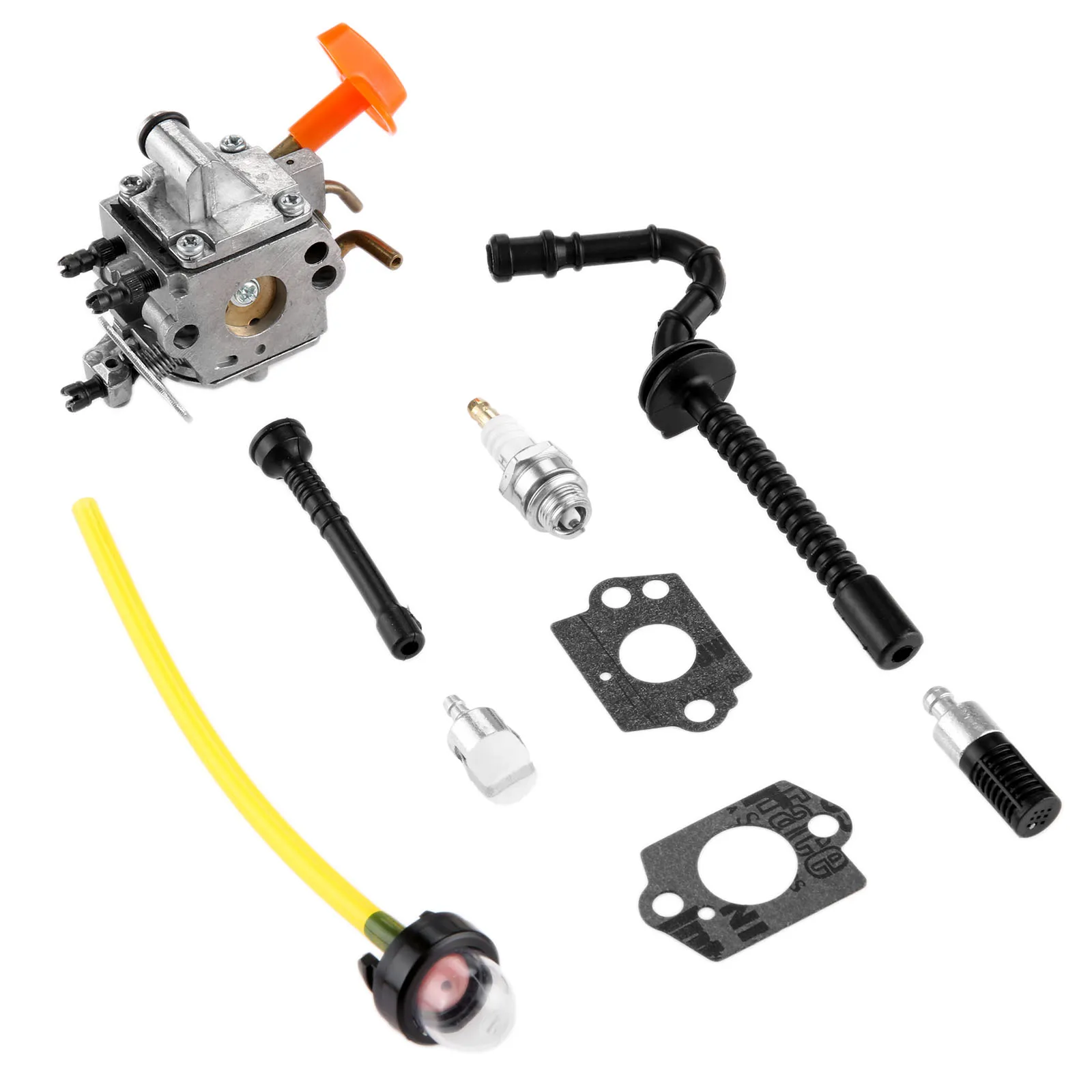 DRELD Carburetor Carb for Stihl MS192 MS192T MS192TC Chainsaw Zama C1Q-S258 with Gasket Fuel Filter Hose Pimer Bulb Spark Plug |
