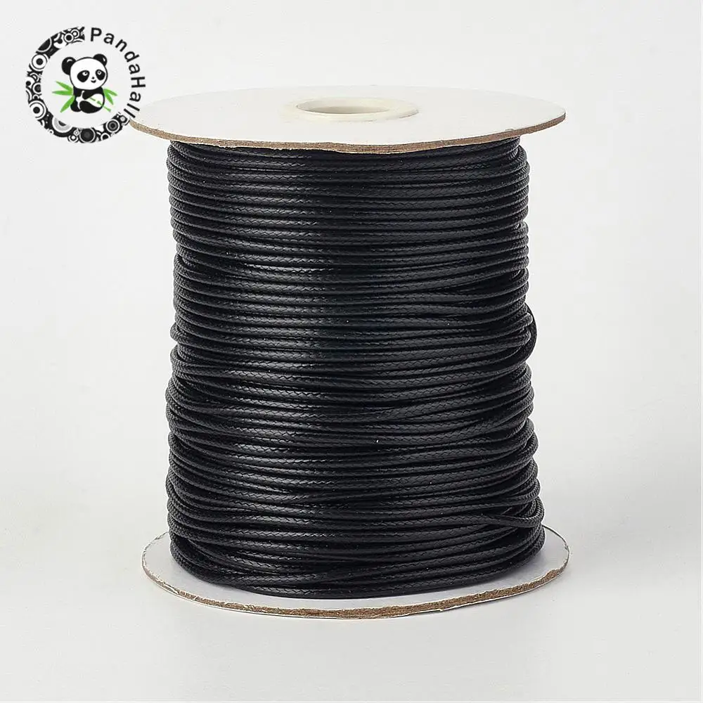 0,5 мм корейский воск полиэстер Cord Jewelry findings для самостоятельного изготовления ювелирных изделий около 200 ярдов/рулон(182,88 м/рулон