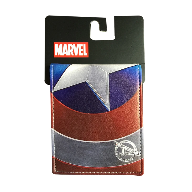 Кошелек игровой Marvel Comics Мстители Капитан Америка щит логотип Мужской Мальчики