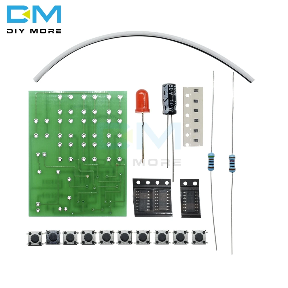 Многофункциональный модуль CD4013 CD4011 с кодовым замком набор для самостоятельного