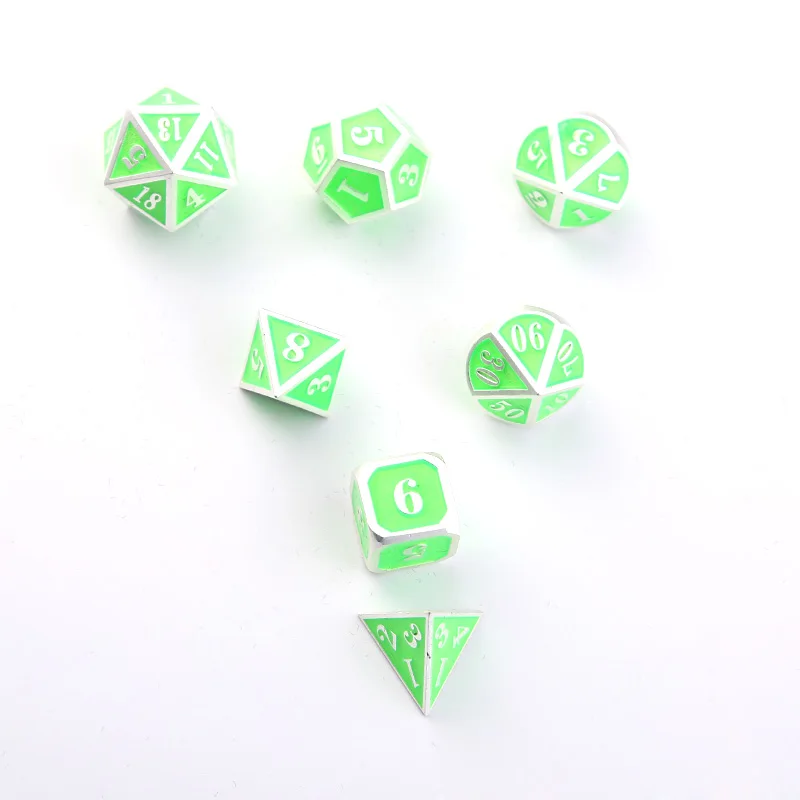 Игральные кости DND металлический Rpg набор многогранные D20 10 8 12 интересные