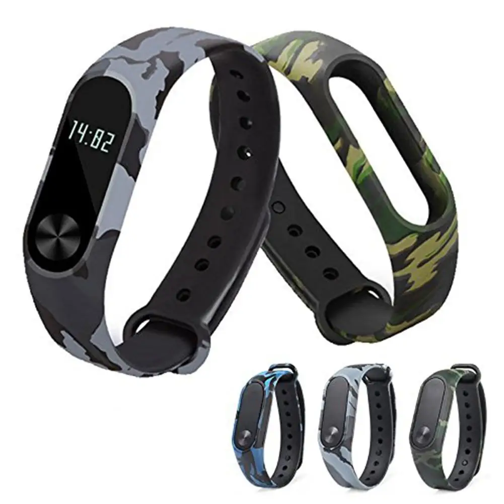Сменный Камуфляжный ремешок для Xiaomi Mi Band 2 специальный браслета
