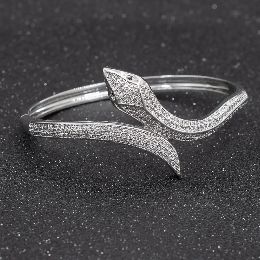 Змеиный браслет с фианитами 5 А A10056|Браслеты| |