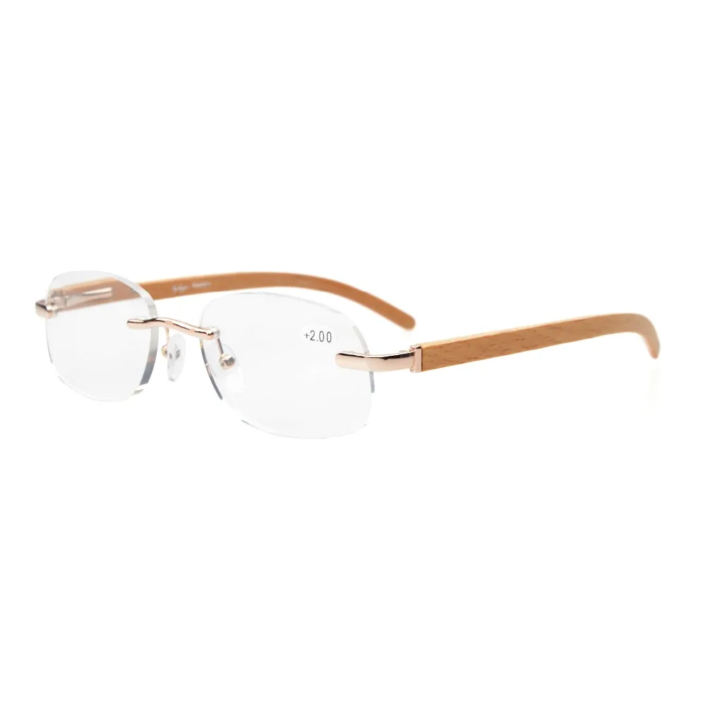 R1632 очки для чтения Eyekepper мужские и женские Пружинные шарниры деревянная дужка