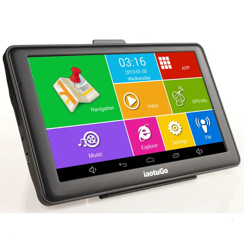 IaotuGo 7 &quotAndroid автомобильный GPS навигатор + светодиодная задняя камера ночного