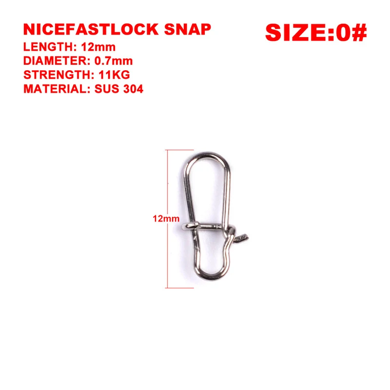 30 шт. коннектор из нержавеющей стали суперпрочная шпилька для приманки прижимная