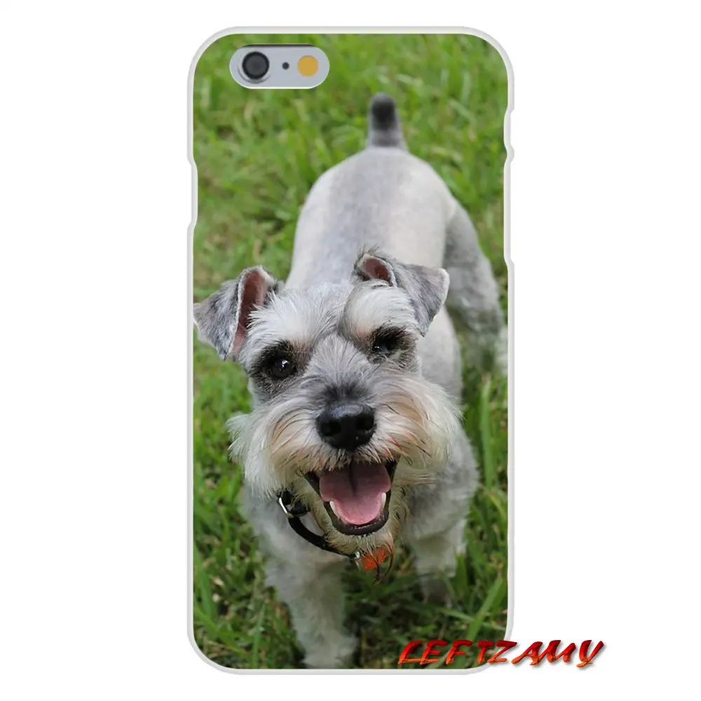 For Huawei P8 P9 P10 Lite 2017 Honor 4C 5X 5C 6X Mate 7 8 9 10 Pro cute dog Miniature Schnauzer Accessories Phone Cases Covers | Мобильные