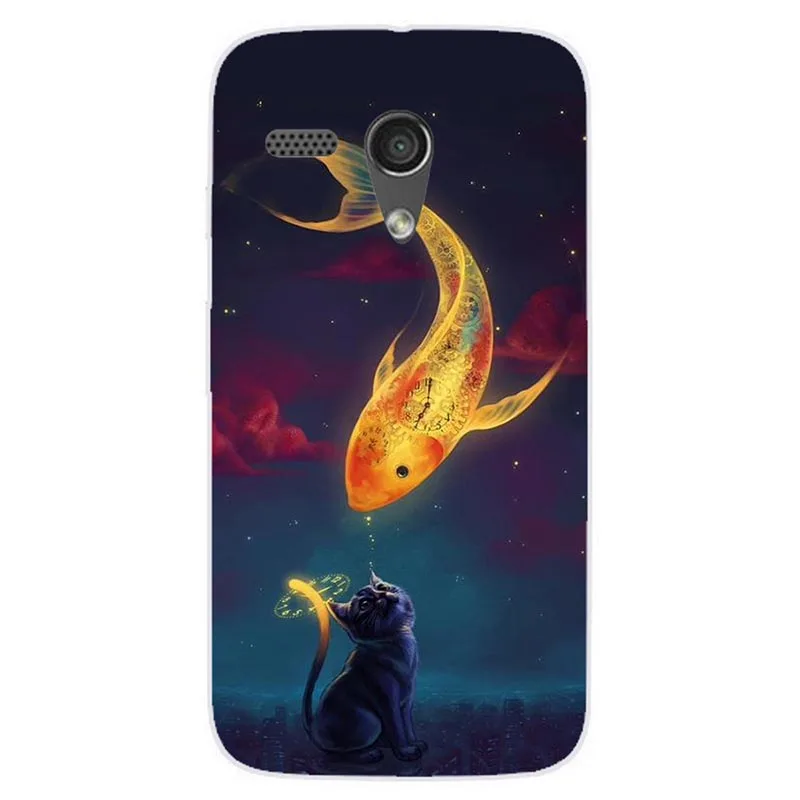 Y004 Модный Стильный чехол для телефона, чехол для Motorola Moto G XT1039 XT1032 XT1033, жесткий пластиковый чехол для телефона с красочным рисунком - Цвет: Y004