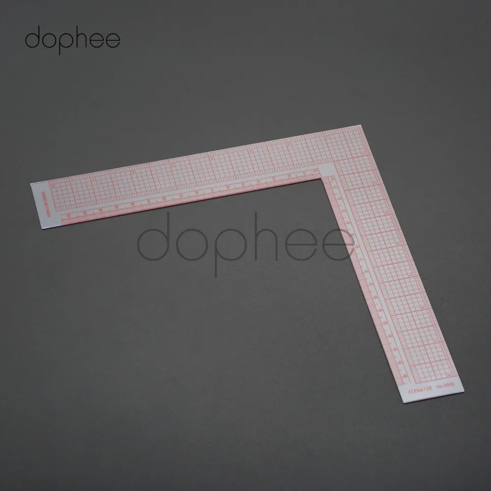 Dophee 1 шт., многостильная швейная Лоскутная линейка, французская кривая Метрическая линейка, измерительная линейка для самостоятельного шитья одежды