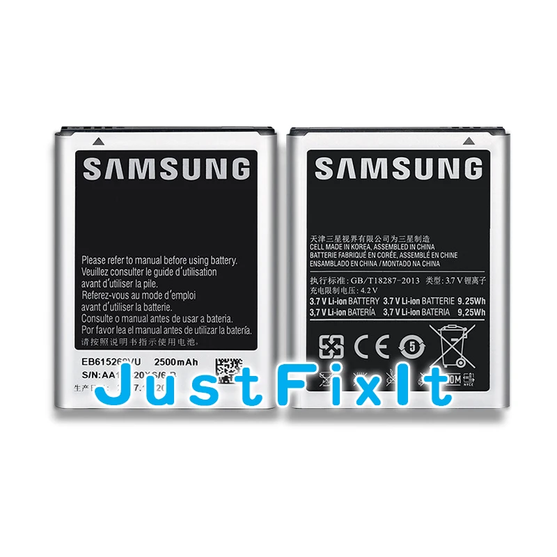 Оригинальная сменная батарея samsung для Galaxy Note I889 N7000 I9220 настоящая телефона EB615268VU