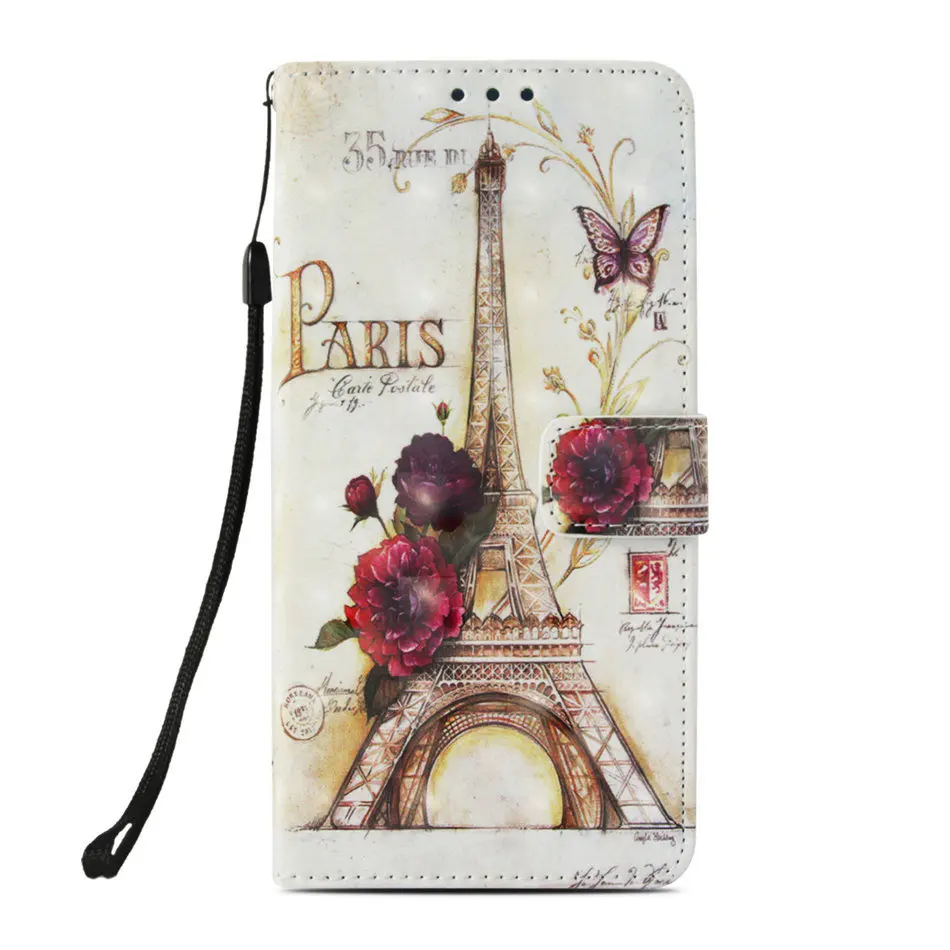 35 Tower Роскошный чехол для samsung Galaxy S10E S10 S9 S8 плюс Xcover4 G390F A3 A5 j3 j5 j7 Чехол-бумажник с Отделом для карт и милые Повседневное Etui P03E - Цвет: 35 Tower