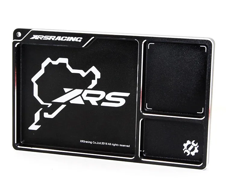 XRSRACING Track plate desktop screw storage алюминиевая пластина детали box 160*100*10MM 1/10 1/8 rc car | Игрушки и