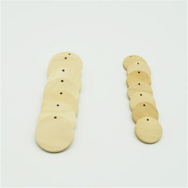 20 шт. подвески из натурального дерева круглые невыполненные геометрические