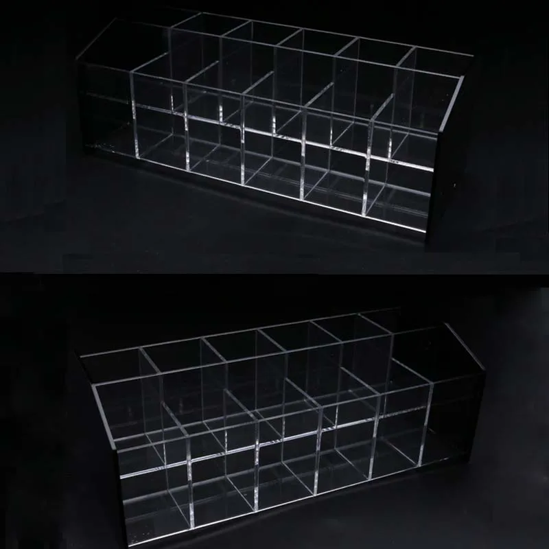 Акриловый стеллаж для ручек 2 слоя держателя шариковая ручка рамка маркер