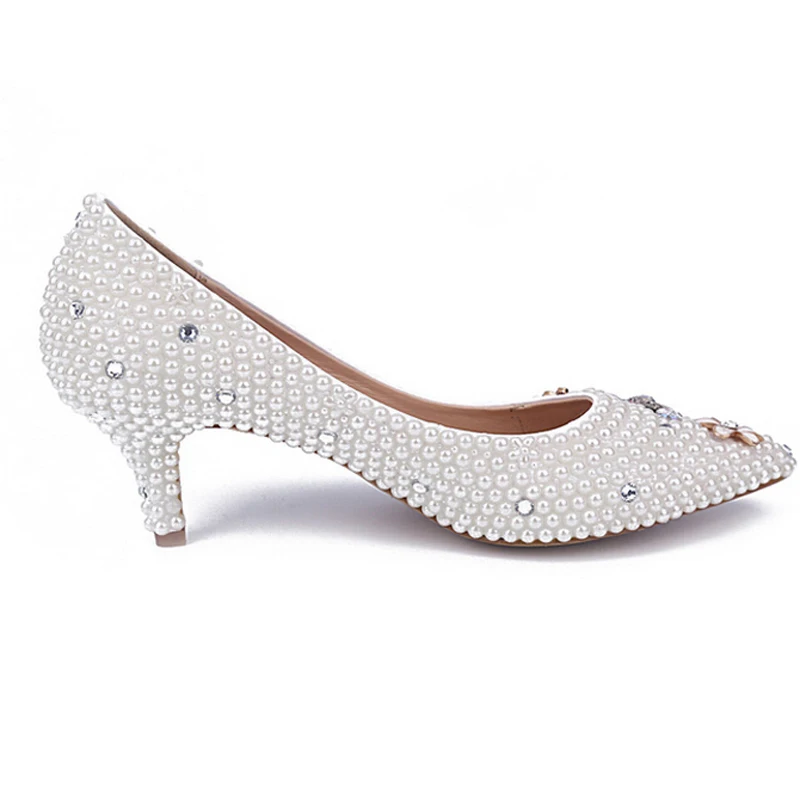 Женские туфли на среднем каблуке с острым носком|bridesmaid shoes|prom shoesshoes pointed |