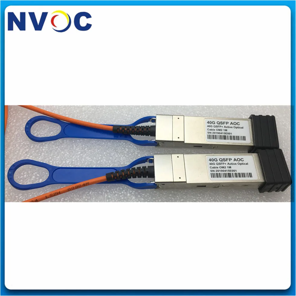 Бесплатная доставка 40G QSFP к 1M OM2 мультимод MMF AOC активный оптический кабель