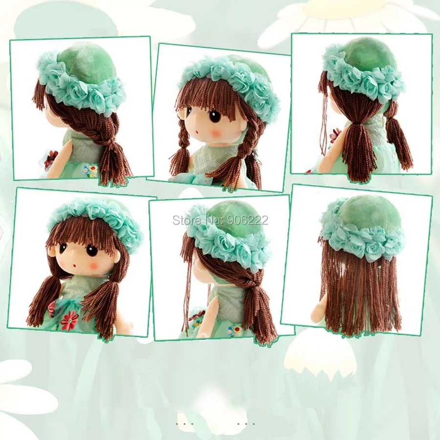 45 см Трикотажная юбка принцессы Куклы плюшевые Игрушечные лошадки Цветочная фея