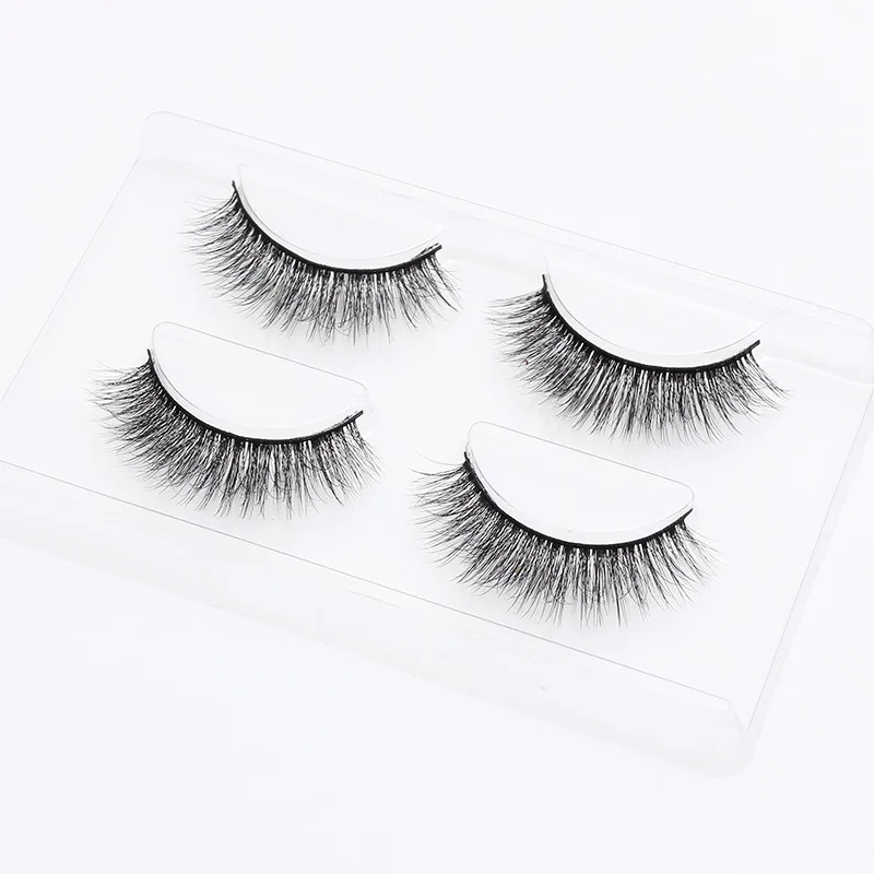 DOCOCER 2 пары natural накладные ресницы eyelashes длинные Макияж 3d Искусственные ресницы для красоты 759