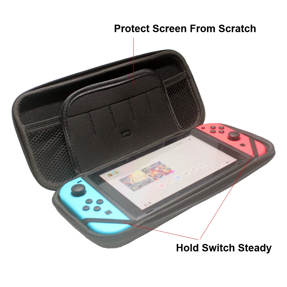 Роскошный жесткий защитный чехол-сумка для Nintendo Switch Console NS водонепроницаемый
