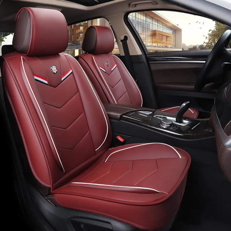 Кожа универсальные чехлы для сидений автомобиля гольф vw на возраст 3 4 5 6 7 golf gti mk2