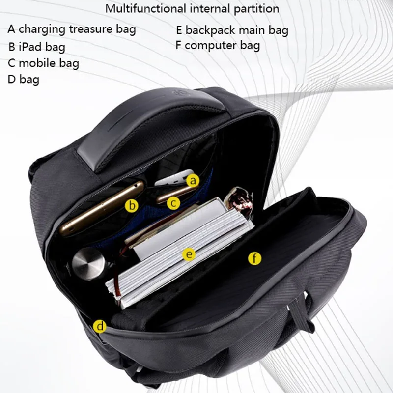 ARCTIC HUNTER новый повседневный мужской рюкзак с USB зарядкой 15 6 дюймов для ноутбука