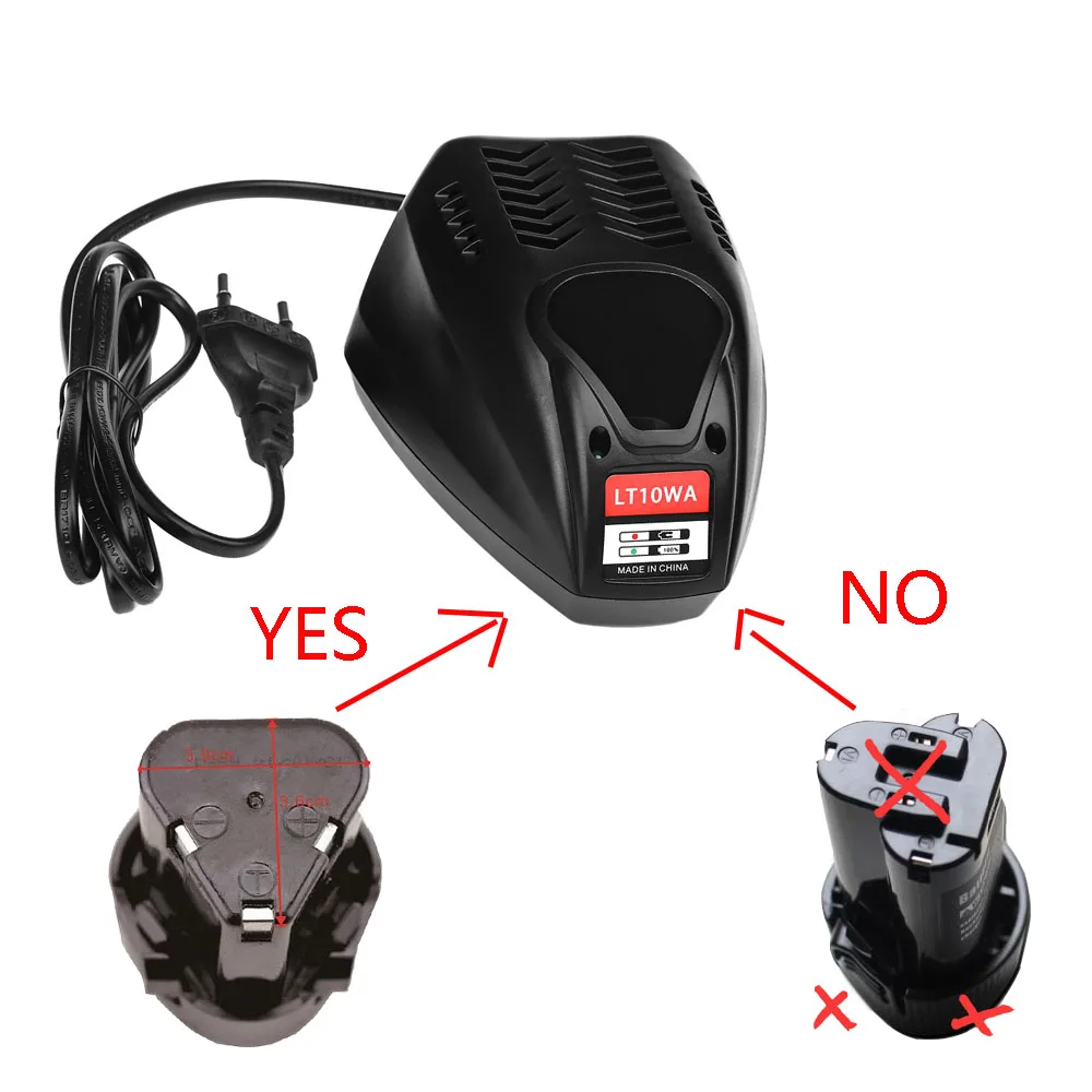 Сменное зарядное устройство для MAKITA BL1013 BL1014 12 В литий ионный аккумулятор 10 8