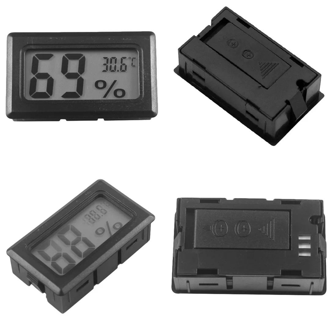 Humidity Instruments Temperature Sensor Mini LCD Display Digital thermometer with Built-in probe Cultivation tool | Инструменты