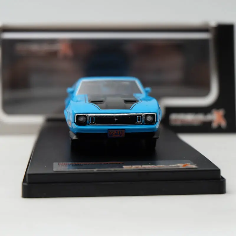 Премиум X 1:43 для Ford Mustang Mach 1 1973 синий PRD399J модели автомобилей Ограниченная серия