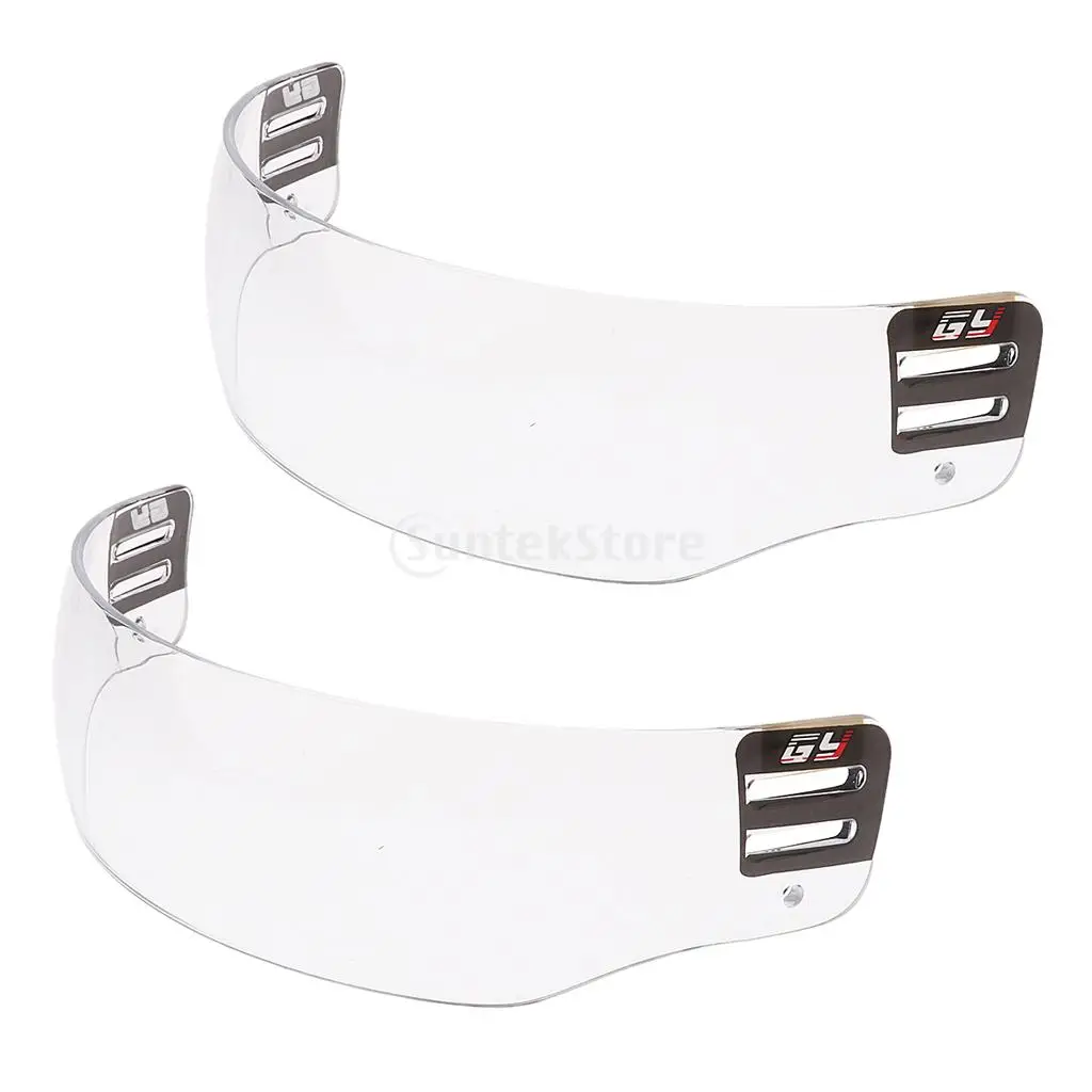 2 шт. CE аттестовал Анти туман Царапины Хоккей шлем козырек уход за кожей лица