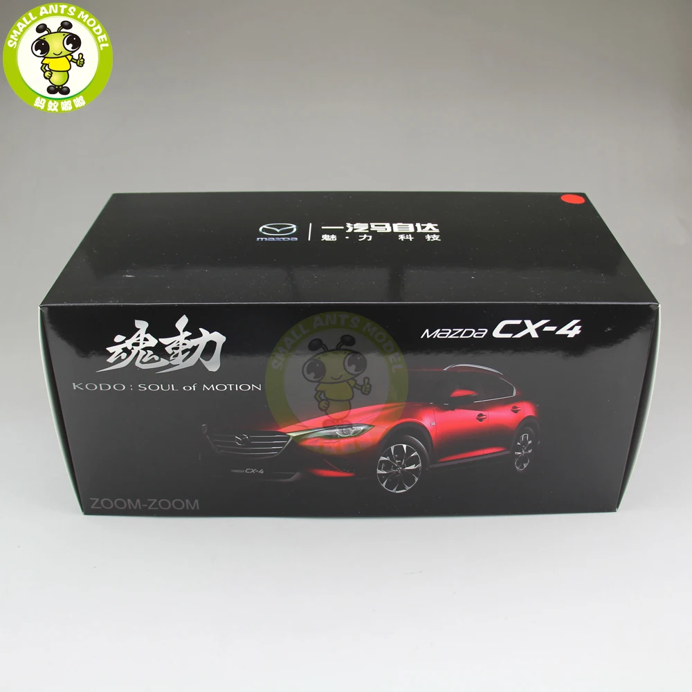 1/18 Mazda CX-4 SUV литая модель автомобиля SUV модель игрушки мальчик девочка Коллекция подарков красный