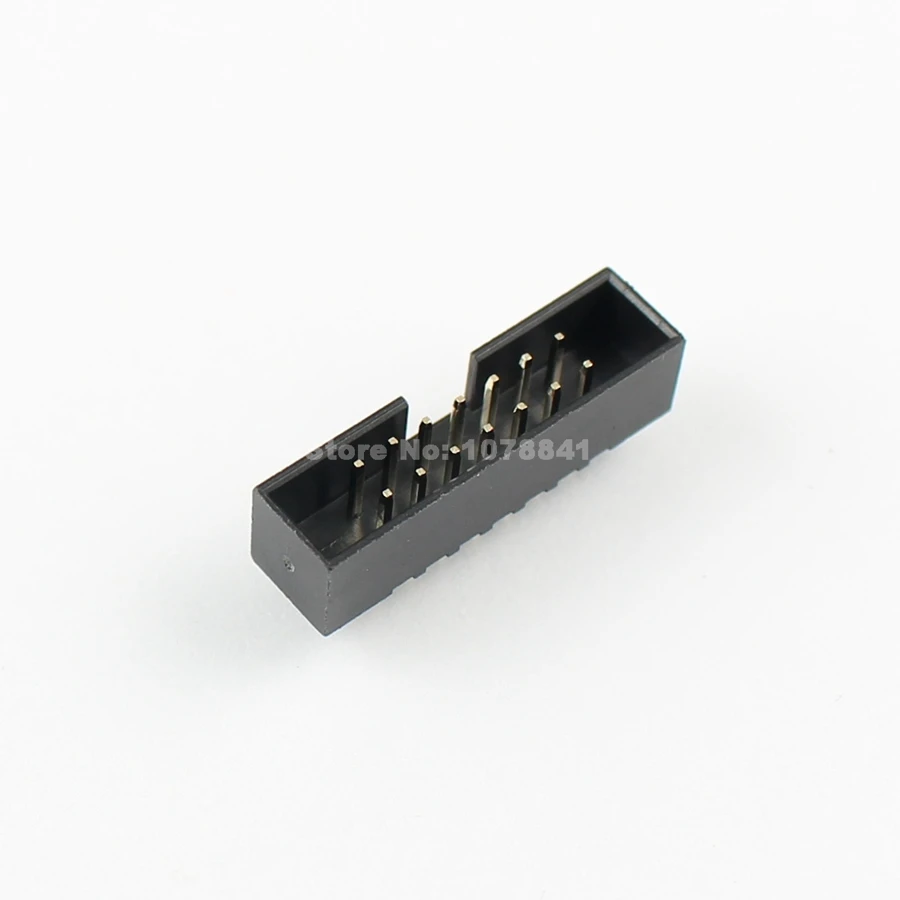 10 шт 2 мм 2x7 пин 14 контактный Прямые мужской окутанный PCB Заголовка коробки разъем