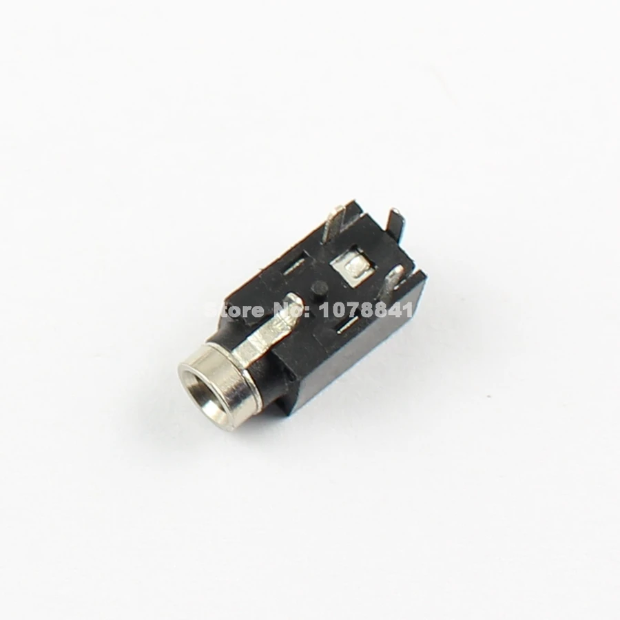 100 шт. 2 5 мм аудио разъем 4 булавки DIP для стереонаушников PJ210B|4 pin female connector|4 femalejack