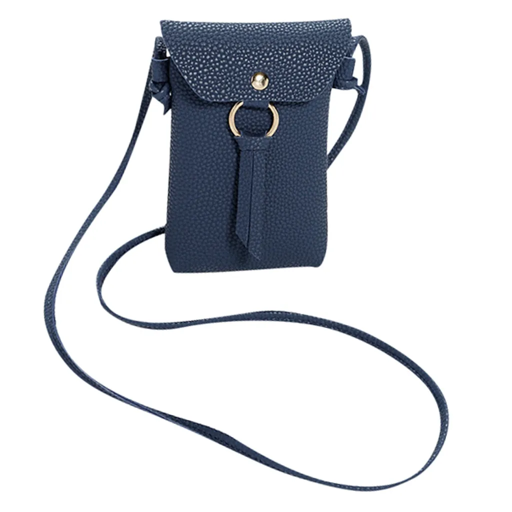 Изысканная Женская Новинка 2019 модная мини сумка из искусственной кожи на одно