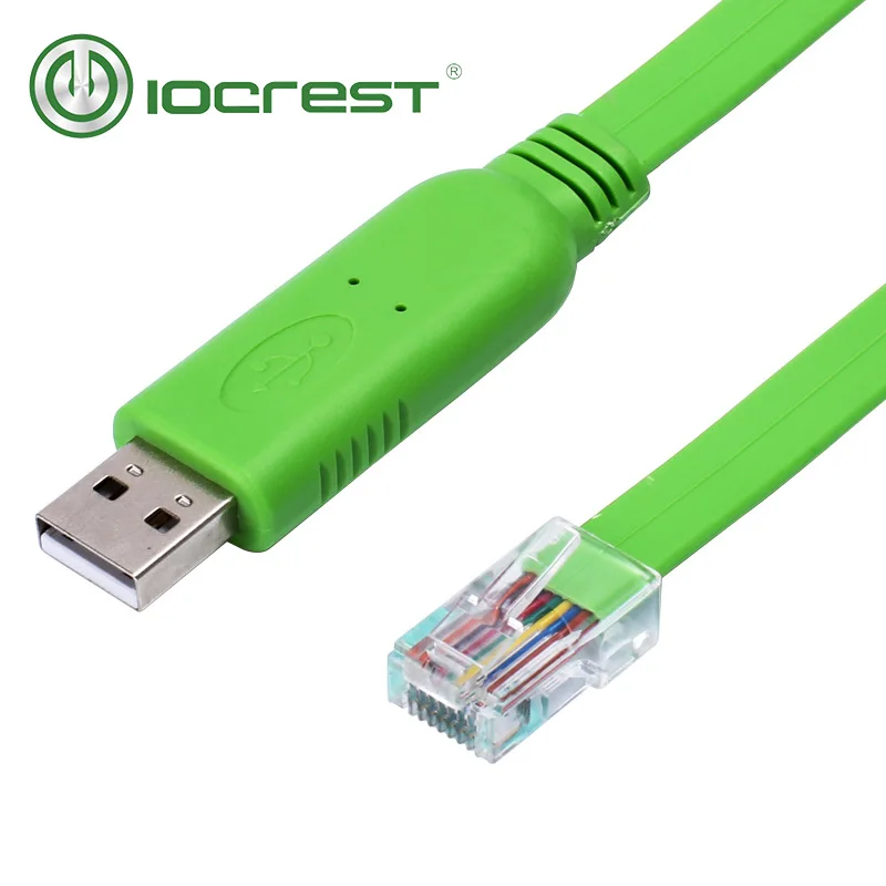 IOCREST 1 8 м длина сетевые роутеры USB Rs232 Rj45 консольный кабель для маршрутизатора Cisco