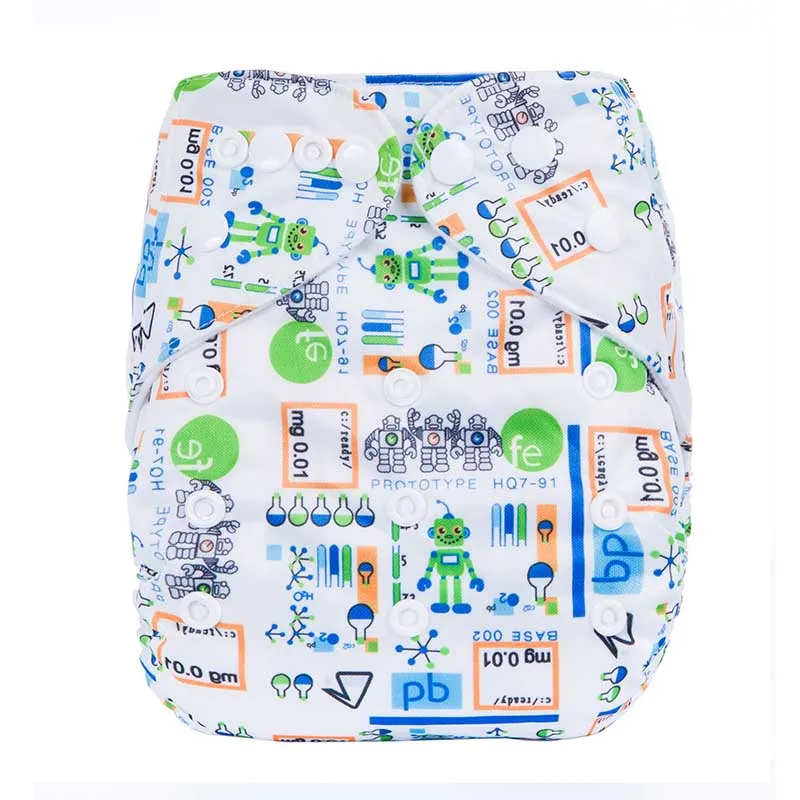 N11 Ananbaby Экологичные Подгузники моющиеся регулируемые ткань пеленки костюм для мальчиков - Цвет: N11