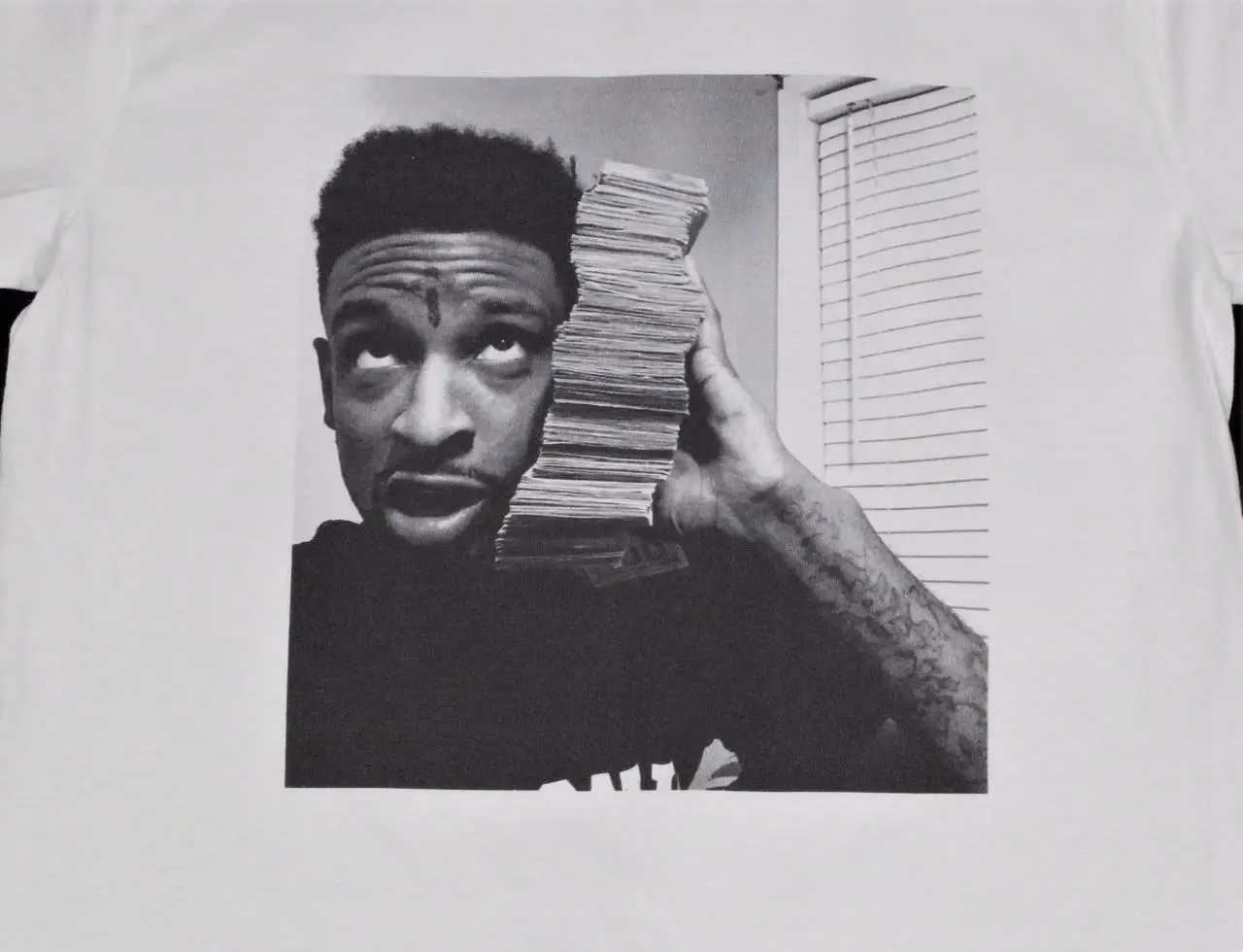 Футболка 21 savage Issa белая с коротким рукавом из 100% хлопка|Мужские футболки| |