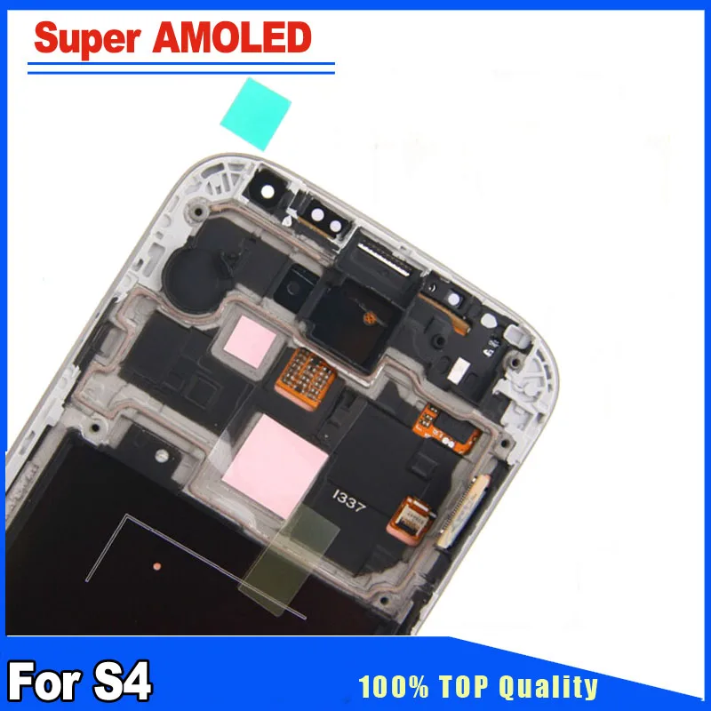 Синий белый для samsung Galaxy S4 i9505 i9500 i337 Super AMOLED ЖК-дисплей Дисплей Сенсорный экран