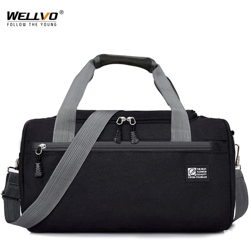 

Men Travel Duffle Solid Crossbody Luggage Bag Unisex Portable Nylon Handbags Large Multifunctional Shoulder Bag For Male XA268WC