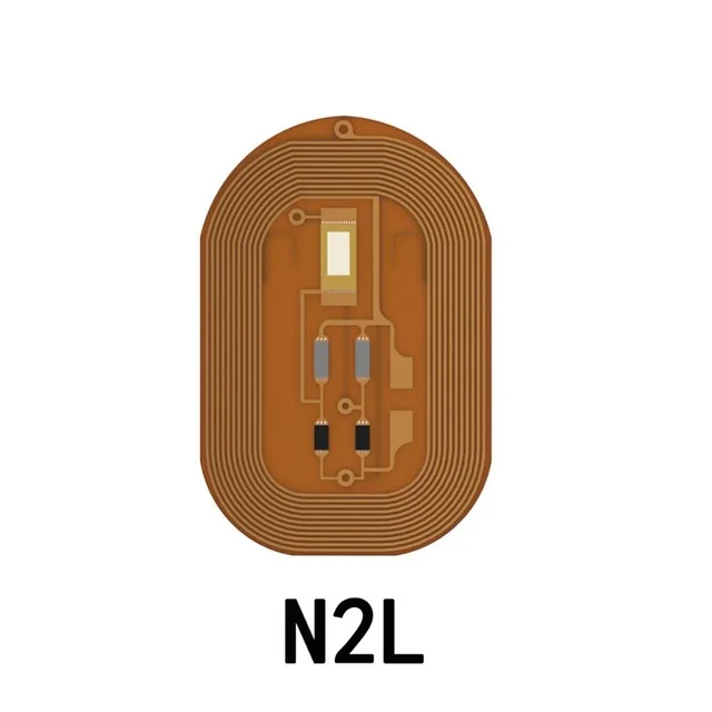N2L Модные маникюрные электронные часы с кожанным ремешком Smart Nail многофункциональный продукт без заряда требуется подарок для женщин - Цвет: N2L