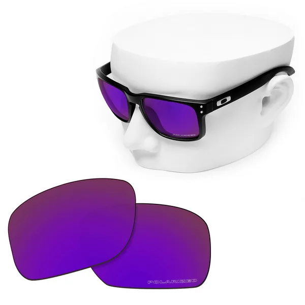 Purple Mirror OOWLIT Анти-Царапины Сменные линзы для-солнцезащитные очки Oakley Holbrook OO9102 травления поляризованных солнцезащитных очков - Цвет линз: Purple Mirror