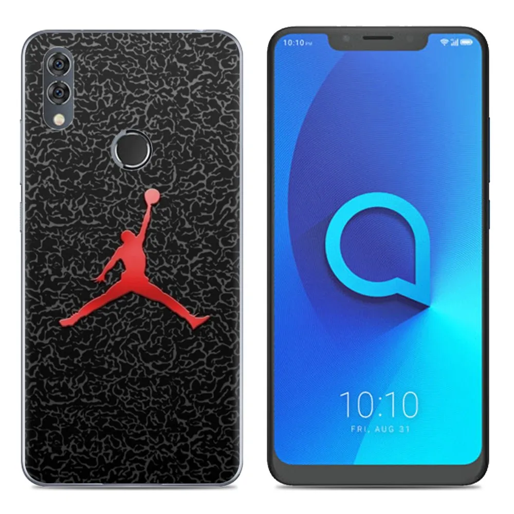4 Мягкий чехол для телефона, силиконовый чехол для Alcatel 5V 6,2 дюймов, модный прозрачный чехол из ТПУ с красочным рисунком - Цвет: 4