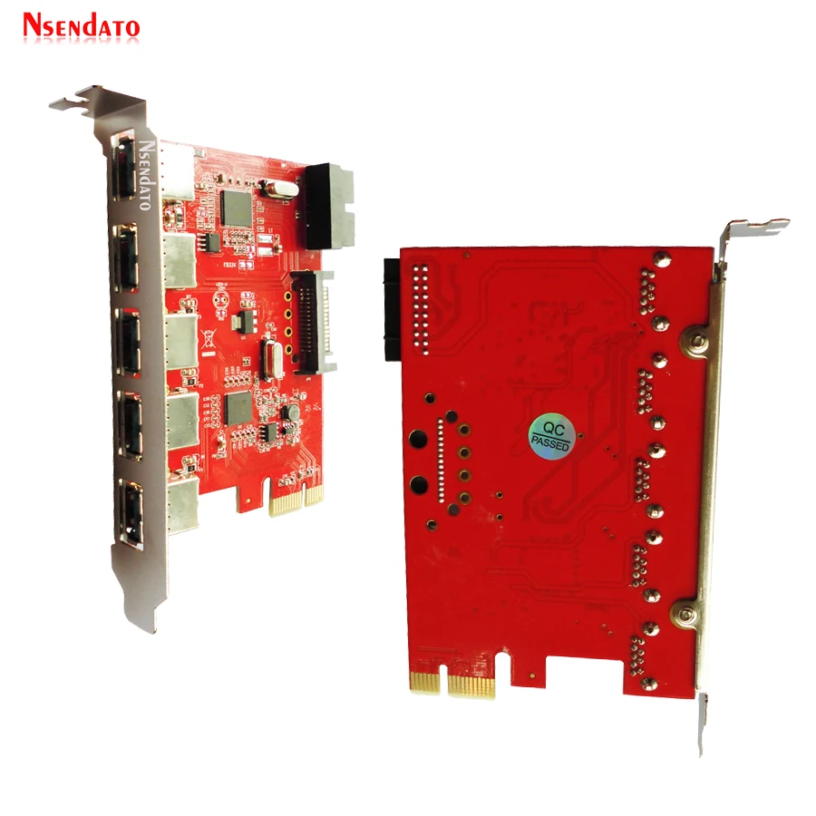 5 Порты и разъёмы USB3.0 Гбит/с концентратор для PCI E Express Card Expresscard адаптер 20pin 15pin SATA XP