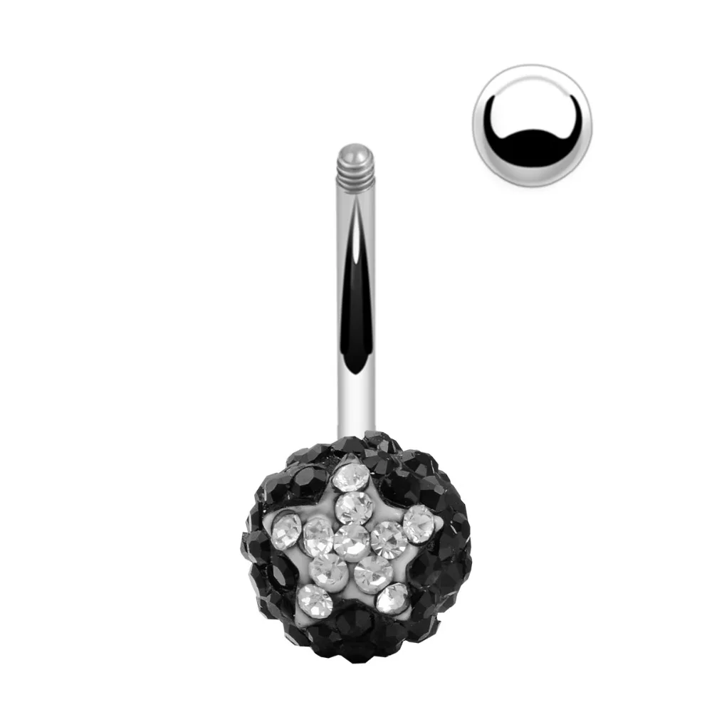 Серьги гвоздики EUDORA из титана для пирсинга пупка Простые Модные пикантные