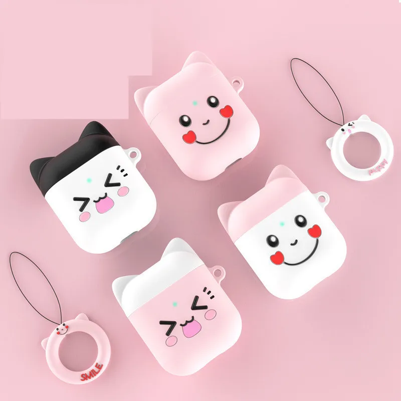Replacement Silicone anti-fall earphone coverFor Airpods Shockproof Cover For Ultra Thin Air Pods Protector Case 2yw | Электроника