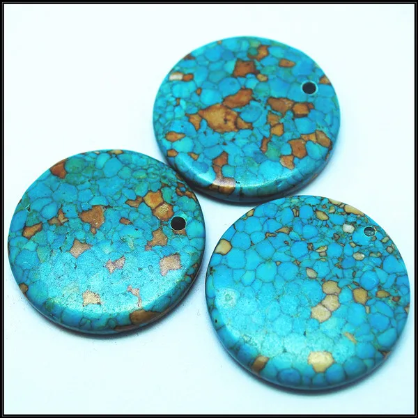 Модная женская обувь 5 шт./лот Природа синий turquoisee Подвески Ювелирные изделия