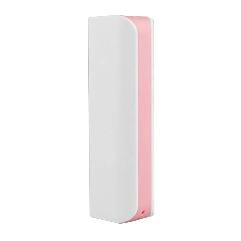 Pink Мощность внешнего аккумулятора сварки Порты usb Мощность банк чехол PCB Зарядное устройство чехол Сделай Сам Наборы Мощность ed на 2600 мА/ч, 18650 Батарея(не входит в комплект - Цвет: Pink