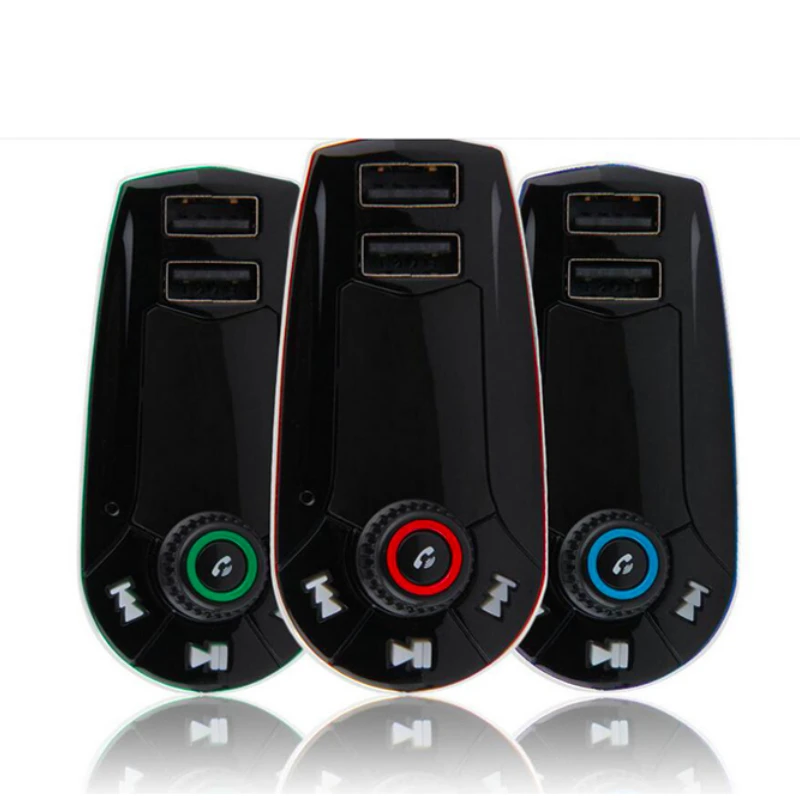 3-в-1 Car Kit MP3 плеер fm-передатчик Bluetototh автомобильный модулятор радио Bluetooth двойной Порты и разъёмы автомобиля Зарядное устройство для IPhone для samsung