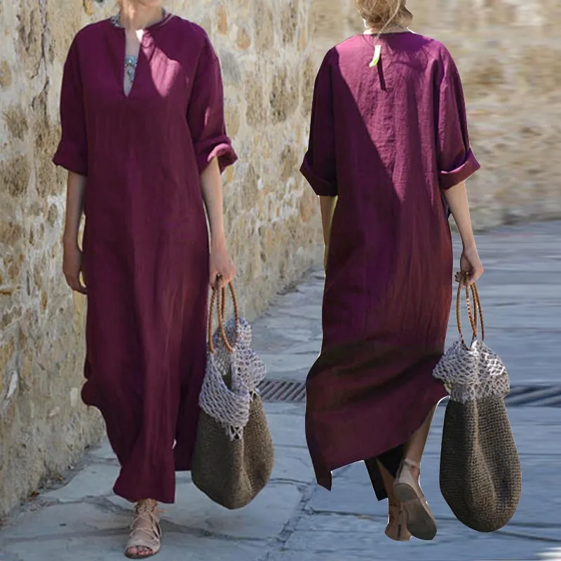 Мусульманское арабское исламское Дубай Абая кафтан марокканский платье средней