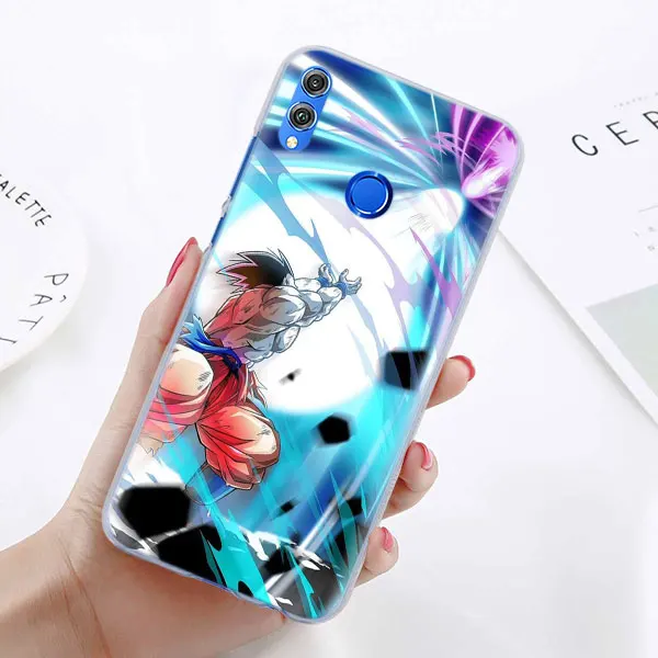 Goku Dragon Ball Z Супер сайян чехол для телефона для huawei Honor 8X 8A Pro 8C 8 S 9 10 Lite 20i Honor Play Y7 Y9 чехол Coque - Цвет: 06